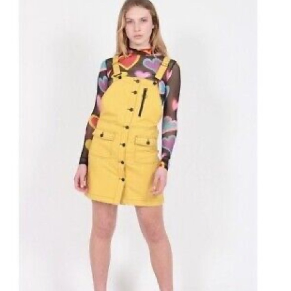 Lazy oaf yellow pinafore